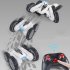 Children Remote Control Deformation Climbing Car Gesture Induction Off road Twisting Car Cv e500 2 Dual RC Red