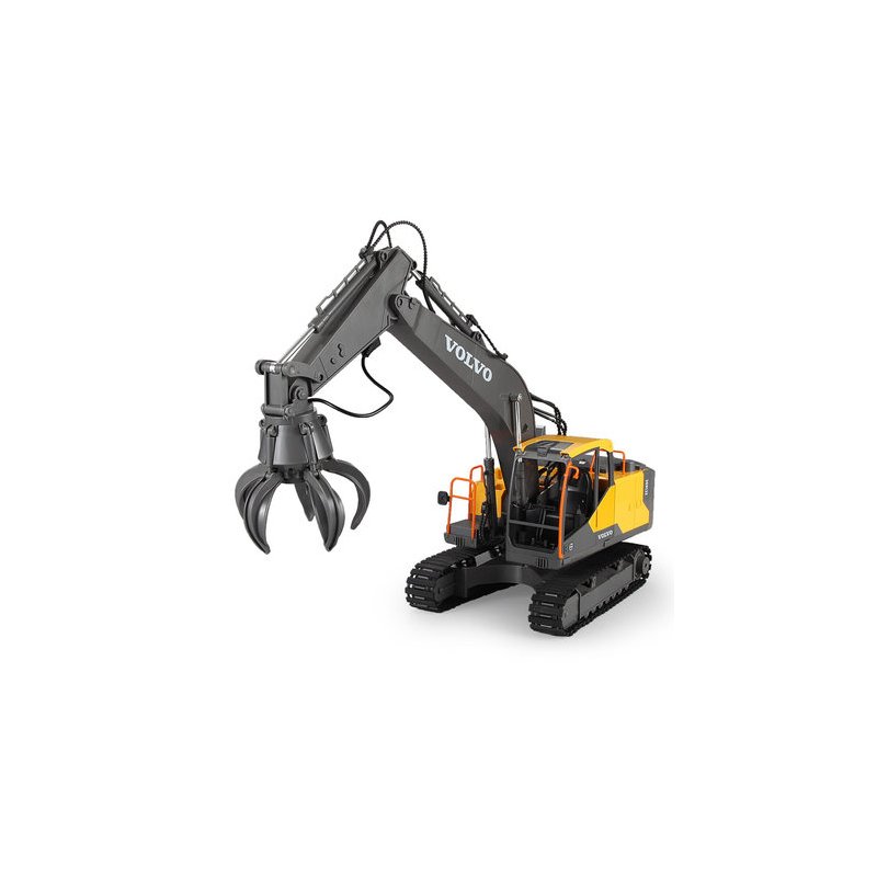 Children Remote-controlled Toy Digger Electric Remote Control Alloy Excavator Three-in-one Alloy Dipper E568-001