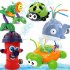 Children Rotatable Bath Toys Outdoor Water Spray Flower Sprinkler Toy For Bathroom Summer Water Party flowers