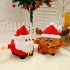 Children Santa Claus   Elk Dolls Glow Light Singing Stuffed Toys Christmas Gifts