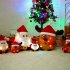 Children Santa Claus   Elk Dolls Glow Light Singing Stuffed Toys Christmas Gifts