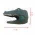Children Silicone Funny Simulation Doll Puppet Mold Finger Toys Green Two horned Dragon
