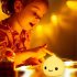 Children Silicone Night  Light Battery powered Led Water Drop Shape 7 color Colorful Baby Birthday Gift Lamp For Bedroom Bathroom Cute