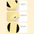 Children Silicone Night Light Dimmable Usb Rechargeable Creative Fruit Shape Colorful Bedroom Bedside Lamp lemon