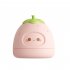 Children Silicone Night Light Dimmable Usb Rechargeable Creative Fruit Shape Colorful Bedroom Bedside Lamp lemon