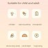 Children Silicone Night Light Dimmable Usb Rechargeable Creative Fruit Shape Colorful Bedroom Bedside Lamp lemon