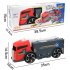 Children Simulation Fire Engineering Vehicle Parking Lot Educational  Pull back Car Set for Kids red
