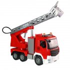 Children Simulation  Fire  Truck  Toy  Set Water spraying Adjustable Angle Lift Ladder Sprinkler Car Model Boys Birthday Gifts Large manual fire truck