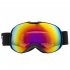 Children Ski Goggles Dual Layer Anti fog Skiing Mask Glasses Snowboard Skating Windproof Sunglasses Skiing Goggles red