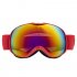 Children Ski Goggles Dual Layer Anti fog Skiing Mask Glasses Snowboard Skating Windproof Sunglasses Skiing Goggles blue