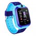Children Smart Watch Phone Waterproof LBS Smartwatch Kids Positioning Call 2G SIM Card Remote Locator Watch blue