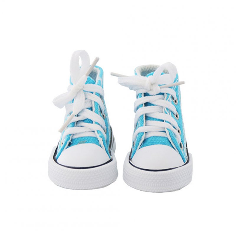 Children Sneakers Lace-up Canvas Shoes Baby Accesorios Blue canvas shoes