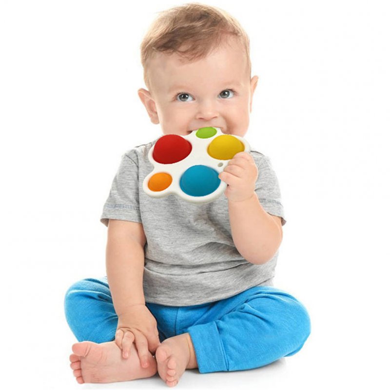 Children Stress Reliever Push Bubble Toy Antistress Silicone Toy Anti-pressure As shown