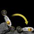 Children Stunt Remote Control Car 4wd Gesture Induction Twisting Off road Vehicle with Light Music for Boys Gifts White