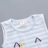 Children Summer Sleeveless Vest Shorts Two piece Set Cute Cartoon Cat Pattern Casual Outfits Suit For Boys Girls pink 3 4Y 110cm