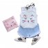 Children Summer Sleeveless Vest Shorts Two piece Set Cute Cartoon Cat Pattern Casual Outfits Suit For Boys Girls pink 3 4Y 110cm