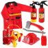 Children Summer Water Gun Fire Toys Cartoon Pull out Fire Extinguisher Fire Backpack Water Gun Toys Gifts For Boys Girls clothes
