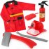 Children Summer Water Gun Fire Toys Cartoon Pull out Fire Extinguisher Fire Backpack Water Gun Toys Gifts For Boys Girls clothes