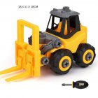 Children Take Apart Construction Educational DIY Engineering Vehicle Toys Gifts for Kids Forklift  forklift 