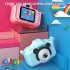 Children Video Camera Portable Cartoon Toys 1080p Hd Front Back Dual Cameras Birthday Gifts For Boys Girls blue