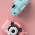 Children Video Camera Portable Cartoon Toys 1080p Hd Front Back Dual Cameras Birthday Gifts For Boys Girls pink