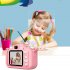 Children Video Camera Portable Cartoon Toys 1080p Hd Front Back Dual Cameras Birthday Gifts For Boys Girls pink