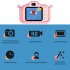 Children Video Camera Portable Cartoon Toys 1080p Hd Front Back Dual Cameras Birthday Gifts For Boys Girls pink