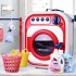 Children  Washing  Machine  Toy  Set Electric Mini Drum Rotate Kinetic Energy Simulation Appliances Portable color box