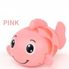 Children Whale Carp Animal Wind-up Toys Summer Bathing Swimming Clockwork Toys For Boys Girls Party Gifts pink carp