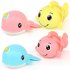 Children Whale Carp Animal Wind up Toys Summer Bathing Swimming Clockwork Toys For Boys Girls Party Gifts pink carp