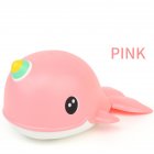 Children Whale Carp Animal Wind-up Toys Summer Bathing Swimming Clockwork Toys For Boys Girls Party Gifts pink whale