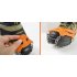 Children Winter Warm Outdoor Non slip Ultra Stable 11 Tooth Crampons Climbing Snowshoe Shoes Cover XS code   yellow  28 32 horses  11 teeth
