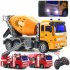Children Wireless Remote Control Engineering Car Fire Truck Four channel Electric Car Model Toy With Light mixer truck 1 30