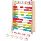 Children Wooden Abacus Educational Math Toy Rainbow Counting Beads Numbers Arithmetic Calculation Teaching Aids As shown