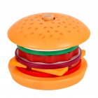 Children Wooden Toys Simulation Hamburger Sandwich Color Shape Matching Board Game Toys For Birthday Gifts Hamburger