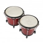 Children's Drum Thick Goatskin Percussion Instrument Drum for Kids red