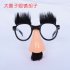 Children s Halloween Toy Props Big Nose Glasses Beard Spring Glasses Funny Tricks Props Big nose glasses beard