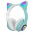 Children s Headphone Rgb Luminous Cartoon Animal Shape Bluetooth Headset black