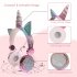 Children s Headphones Cartoon Animal Wired 3 5mm Plug Headset With Microphone colorful