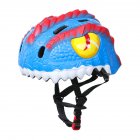 Children s Helmets 3d Animal Adjustable Breathable Hole Safety Helmet For Bicycle Scooter Various Sports blue One size