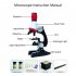 Children s High definition Microscope Science Experiment Microscope Toy Orange
