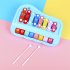 Children s  Knock on Piano Environmental ABS Colorful Kid Music Educational Toy blue