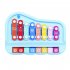 Children s  Knock on Piano Environmental ABS Colorful Kid Music Educational Toy Pink
