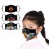 Children s Mask Cartoon Printing Dustproof Mask with Breathing Valve style 1 Child M
