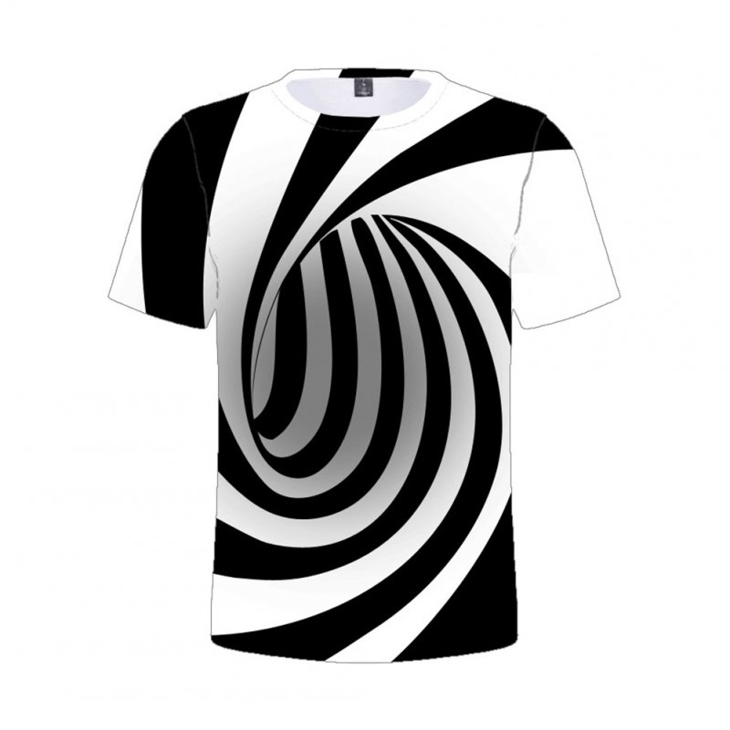 Children's T-shirt 3D digital color printing  short-sleeved top for 5-12 years old kids 8021_140cm