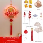 Chinese Hanging Decor Lunar New Year With Light Chinese Spring Festival Ornament For Home Wall Door Window Spring Festival Decorations Trumpet【2024 Year 】