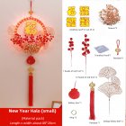 Chinese Hanging Decor Lunar New Year With Light Chinese Spring Festival Ornament For Home Wall Door Window Spring Festival Decorations Trumpet [Blessings]