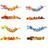 Chinese New Year Dragon Lanterns  Cartoon Dragon Dance Handmade DIY Paper Lantern Chinese Spring Festival Traditional Decoration For Boys Girls Gifts orange