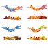 Chinese New Year Dragon Lanterns  Cartoon Dragon Dance Handmade DIY Paper Lantern Chinese Spring Festival Traditional Decoration For Boys Girls Gifts red