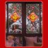 Chinese New Year Hanging LED Lights Battery Version Hanging Ornament Lunar Year Red Pendants With Red Lantern Knot For Decoration Momofuku